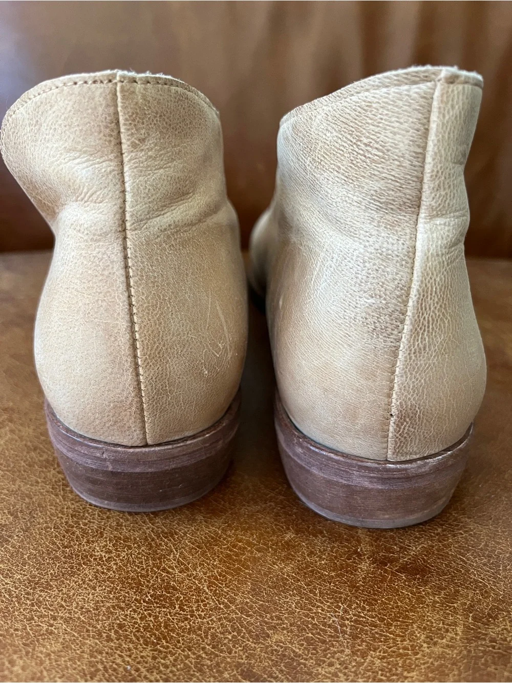 Free People natural leather
